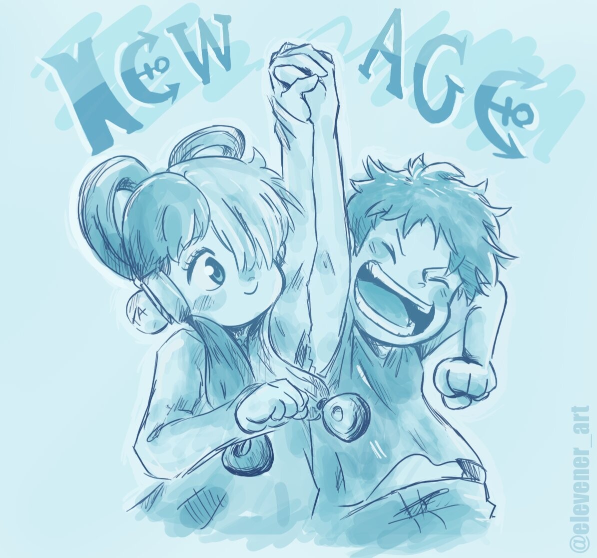 Capa de Demo — Luffy e Uta